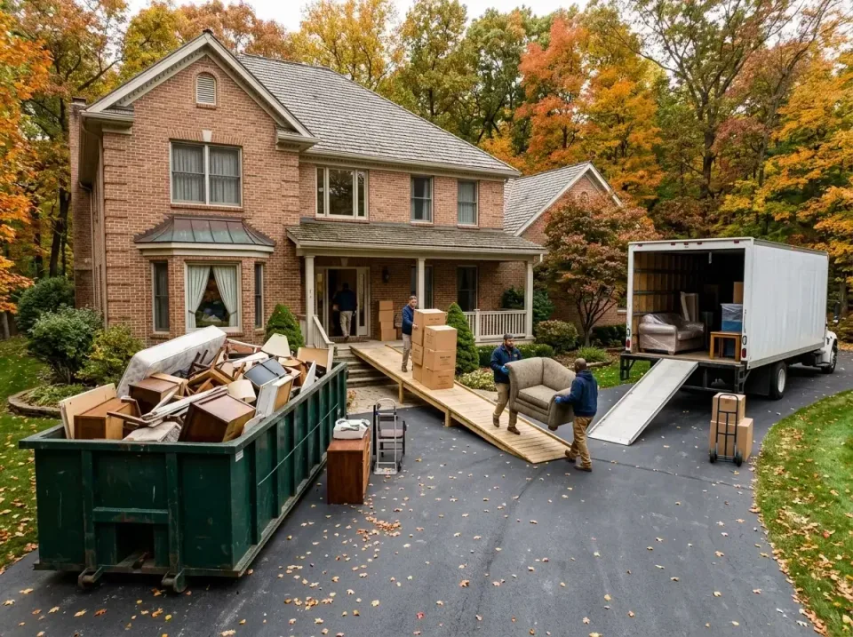 estate-cleanout-moving-day-a-w-005 — quality workmanship, 40 Yard Roll-off Dumpster Rentals in Sturgeon Bay